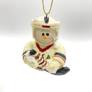 Hockey Ornament ENCORE Snowberry Vintage Christmas New In Box